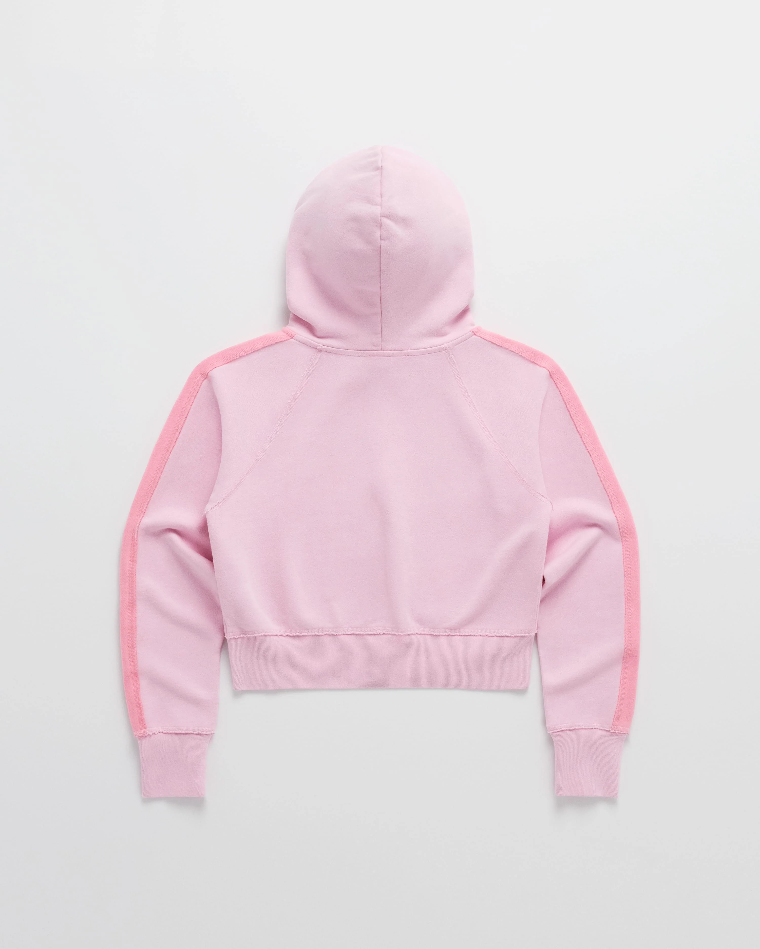 Lounge Cropped French Terry Zip Up - Image 4
